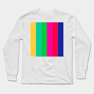Pale colored stripes Long Sleeve T-Shirt